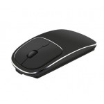 2.4G wireless mouse with rechargeable and silent ergonomic ultra-thin aluminum alloy gaming mouse