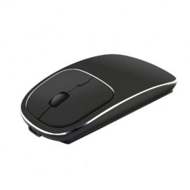 2.4G wireless mouse with rechargeable and silent ergonomic ultra-thin aluminum alloy gaming mouse