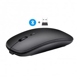 Wireless Mouse for MacBook PC Laptop Gamer  Rechargeable V5.0 Blue Mouse