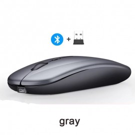 Wireless Mouse for MacBook PC Laptop Gamer  Rechargeable V5.0 Blue Mouse