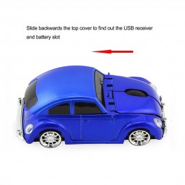 2.4Ghz Car Wireless Mouse Mini Car Shape Computer Mice  Optical 3D Gaming Mouse