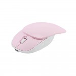 2.4G Silent Wireless Mouse Rechargeable 1600 DPI Slide 3 Buttons Pink Mouse