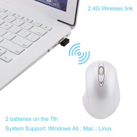 Wireless Silent Mouse 3D Mini USB Optical Computer Mice 800/1200/1600 DPI Ergonomic Small Hand Mouse