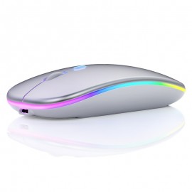 Mini Silent USB Optical Rechargeable Mice LED 2.4Ghz Gaming Cheap Wireless Mouse Portable  for MacBook PC Laptop