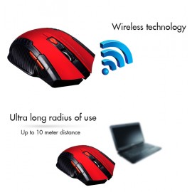 High Quality Personalized Custom Logo Wireless Mouse 2.4Ghz USB Gaming Mouse