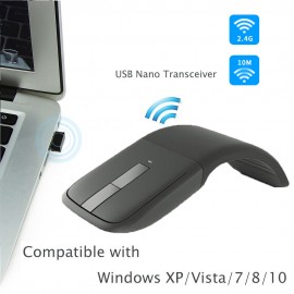 2.4Ghz Foldable Wireless Mouse Folding Computer Gaming Mouse