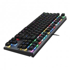 Customizable 87-Key Wired Gaming Backlit Mechanical Keyboard