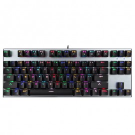 Customizable 87-Key Wired Gaming Backlit Mechanical Keyboard