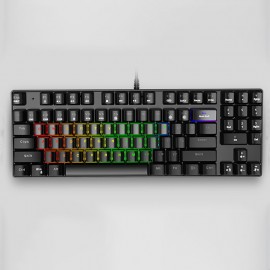 89-Key Wired Backlit RGB Computer Gaming Mechanical Keyboard