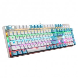 The latest single RGB backlit mechanical keyboard 104 key mechanical gaming keyboard