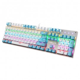 The latest single RGB backlit mechanical keyboard 104 key mechanical gaming keyboard