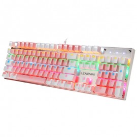 Backlit Mechanical keyboard Newest Single RGB 104keys Mechanical gaming keyboard