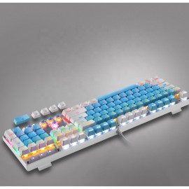 Backlit Mechanical keyboard Newest Single RGB 104keys Mechanical gaming keyboard