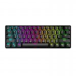 Wireless BT/2.4Ghz 60% RGB Gaming Keyboard Three Modes Connectable Wireless Mechanical Keyboard