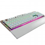 RGB Backlit 104-Key Metal Panel Wired Gaming Mechanical Keyboard