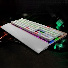 RGB Backlit 104-Key Metal Panel Wired Gaming Mechanical Keyboard