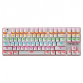 Newest Single Backlit Mechanical keyboard 87keys Mechanical gaming keyboard