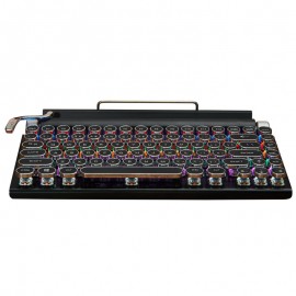 Cross-Border Retro Punk Keycap Typewriter Mechanical Keyboard