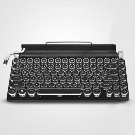 Cross-Border Retro Punk Keycap Typewriter Mechanical Keyboard