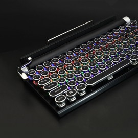 Cross-Border Retro Punk Keycap Typewriter Mechanical Keyboard