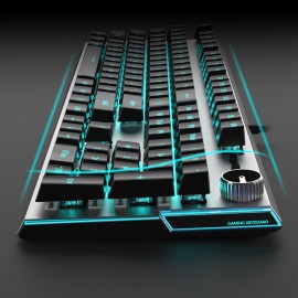 RGB Backlit 104-key Wired Mechanical Gaming Keyboard