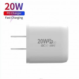 PD 20W 18W usb power adapter European Standard A+C Fast Charge Dual Port British Standard American Standard fast charger