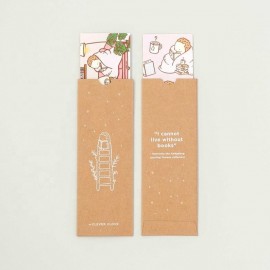 Acrylic custom made vintage cute paper bookmarks wholesale