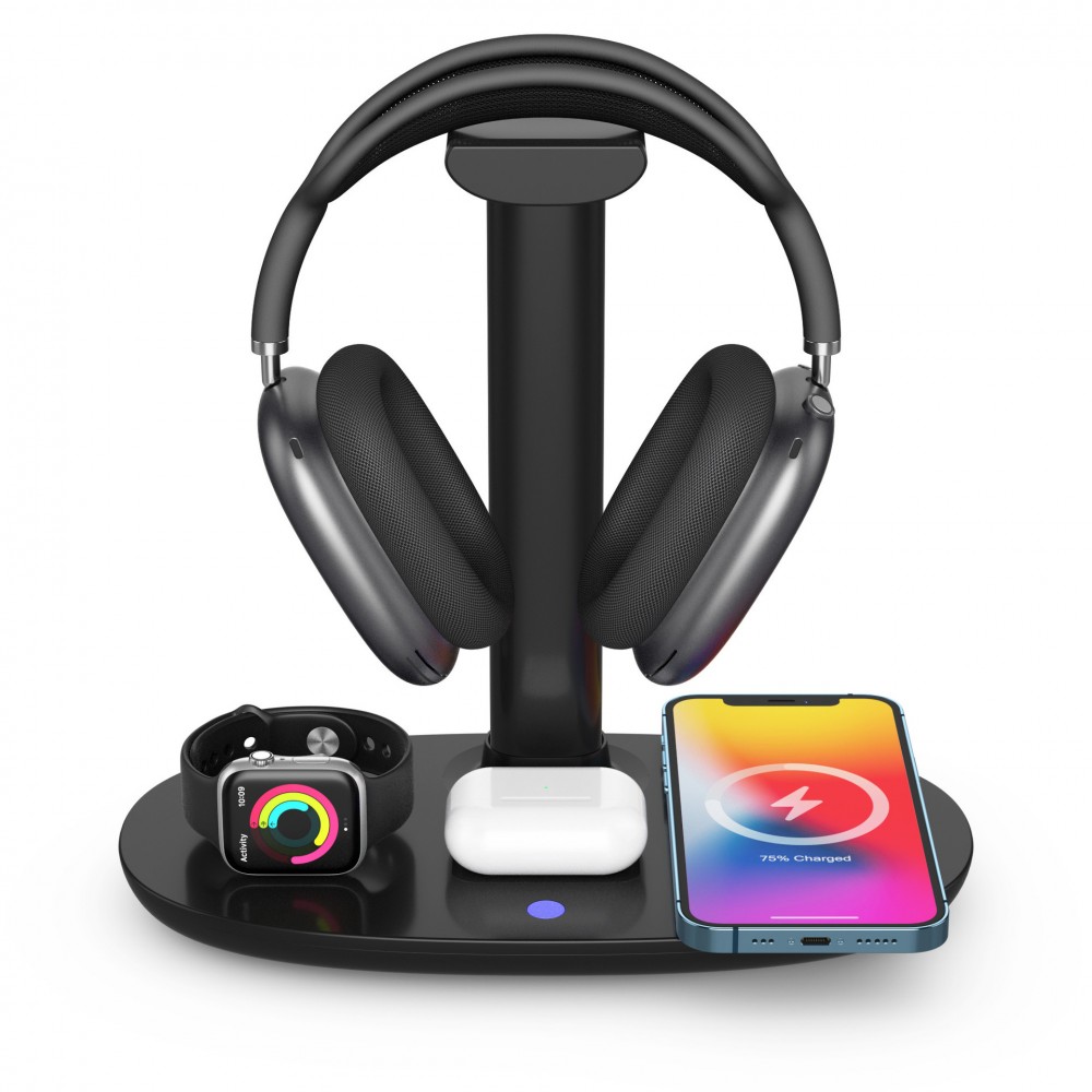 High quality Four-in-one stand wireless charger portable wireless charger for Headset