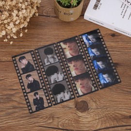 kpop supplier New custom Printing Transparent kpop film strip Plastic Photo lomo Cards and book mark