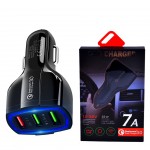 New car fast charger usb QC3.0 multifunctional halo the power adapter