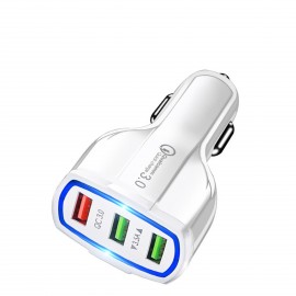 New car fast charger usb QC3.0 multifunctional halo the power adapter