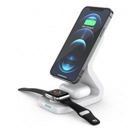 The new wireless charger 3 in 1 wireless charger for mobile phone table wireless charger